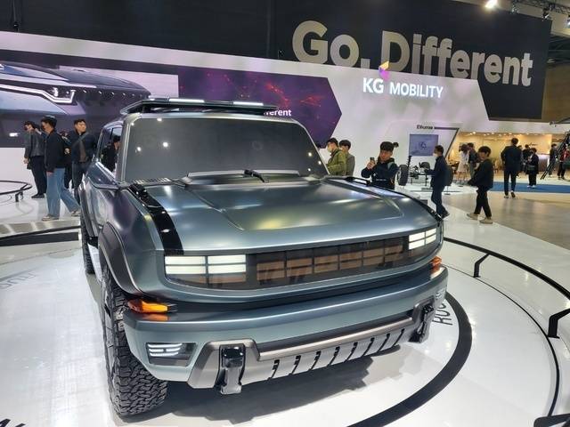 지난 2023 서울모빌리티쇼에서 KG모빌리티가 렉스턴 후속 모델로 선보였던 콘셉트카. 브릿지경제DB.