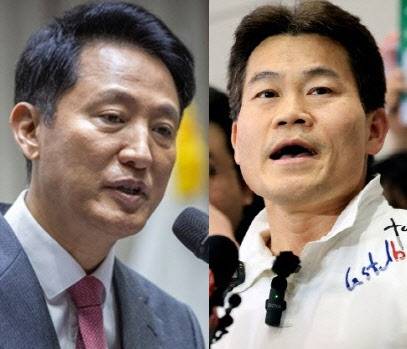 오세훈 서울시장, 전한길 전 한국사 강사.(사진=연합뉴스, 뉴스1)