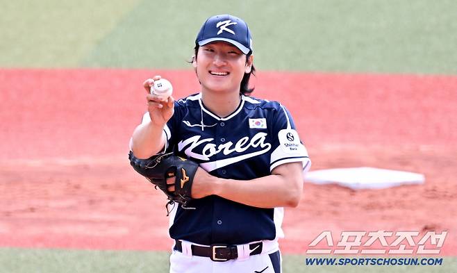 대만 일본전 어느 경기든 철저하게 준비 중인 대표팀 에이스 곽빈.