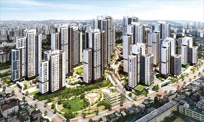 서울 영등포구 ‘더샵 신길 센트럴시티’ 투시도