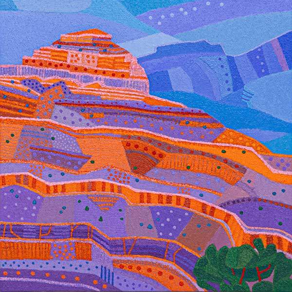 미국 그랜드캐니언. 60.6×60.6cm, 혼합재료.