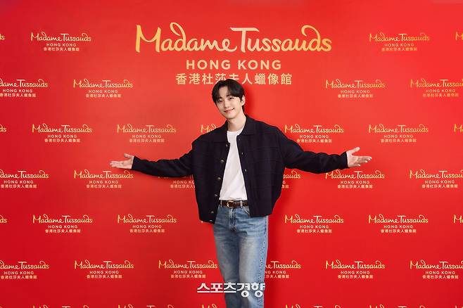 마담 투소 홍콩 밀랍 인형 제작에 참여한 배우 이준호. 마담 투소 홍콩 제공