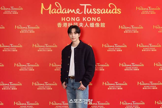 마담 투소 홍콩 밀랍 인형 제작에 참여한 배우 이준호. 마담 투소 홍콩 제공