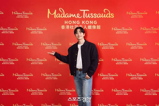 마담 투소 홍콩 밀랍 인형 제작에 참여한 배우 이준호. 마담 투소 홍콩 제공