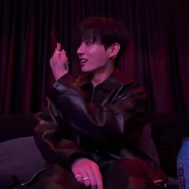 사진=정국 라이브 방송 캡처