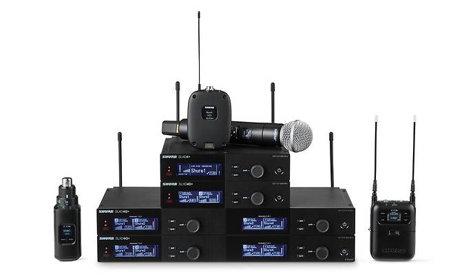 Shure 무선 마이크 시스템 SLX-D+./슈어