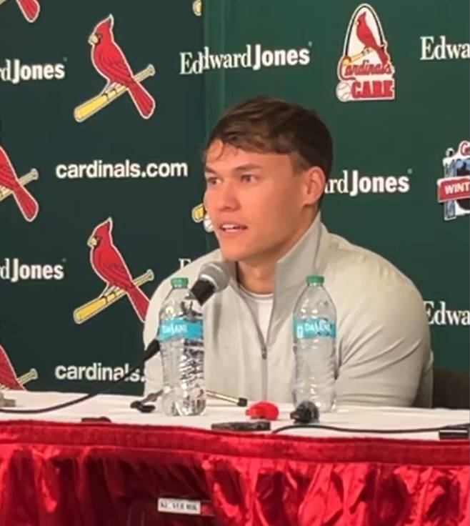 JJ 웨더홀트. 사진=세인트루이스 카디널스 공식 기자회견 영상