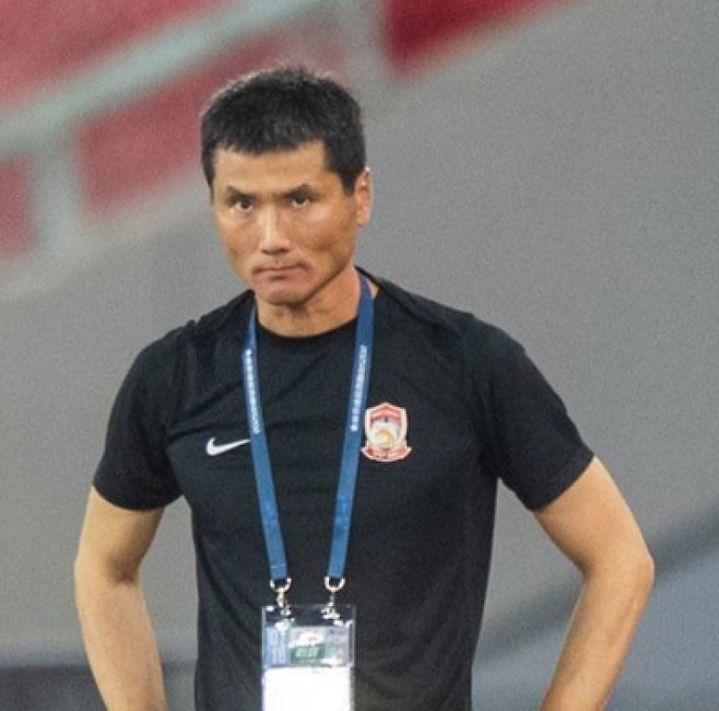 샤오자이 중국 축구대표팀 감독. [사진 신화통신]