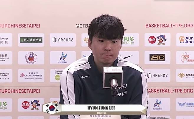 [서울=뉴시스] 한국 남자 농구 대표팀의 이현중. (사진 = FIBA 제공) *재판매 및 DB 금지