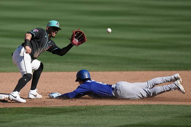 ▲ LA 다저스 한국인 메이저리거 김혜성 ⓒ연합뉴스/AP