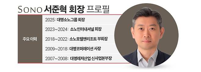 서준혁 대명소노그룹 회장 프로필 / 이미지=김은실 디자이너