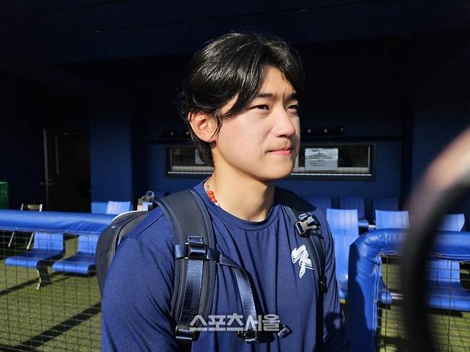 2026 WBC 대표팀 김도영이 26일 일본 오키나와 가데나 구장에서 열린 삼성과 평가전 승리 후 인터뷰에 응했다. 오키나와 | 김동영 기자 raining99@sportsseoul.com