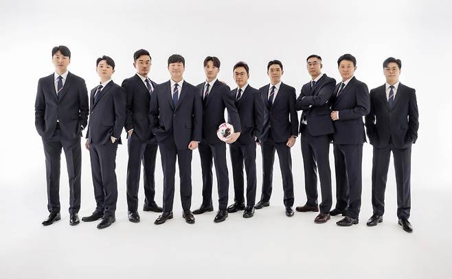 K리그 중계진 단체사진. 한국프로축구연맹 제공