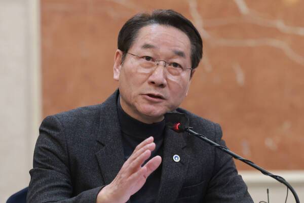 인사말하는 유정복 인천시장. 연합뉴스 제공