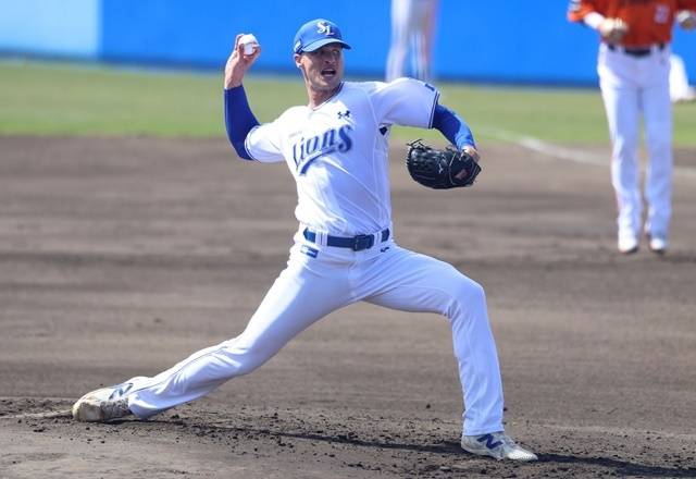 최근 팔꿈치 통증을 호소한 매닝. 사진=삼성 제공