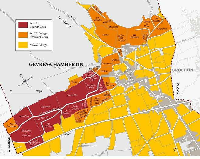 쥬브레 샹베르탱. 부르고뉴와인협회