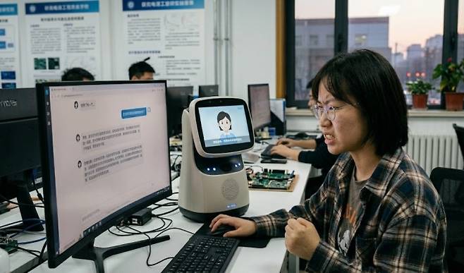 중국 텐센트가 개발한 AI챗봇이 사용자 요청에 욕설이 포함된 이미지를 생성해 논란이 되고 있다.  사진은 제미나이 이미지