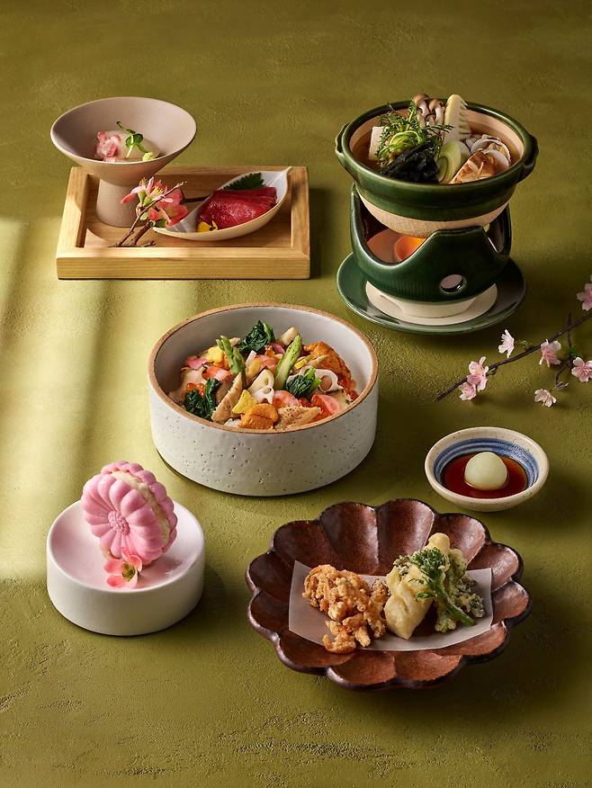 파라다이스시티 ‘라쿠’ 봄 런치 코스