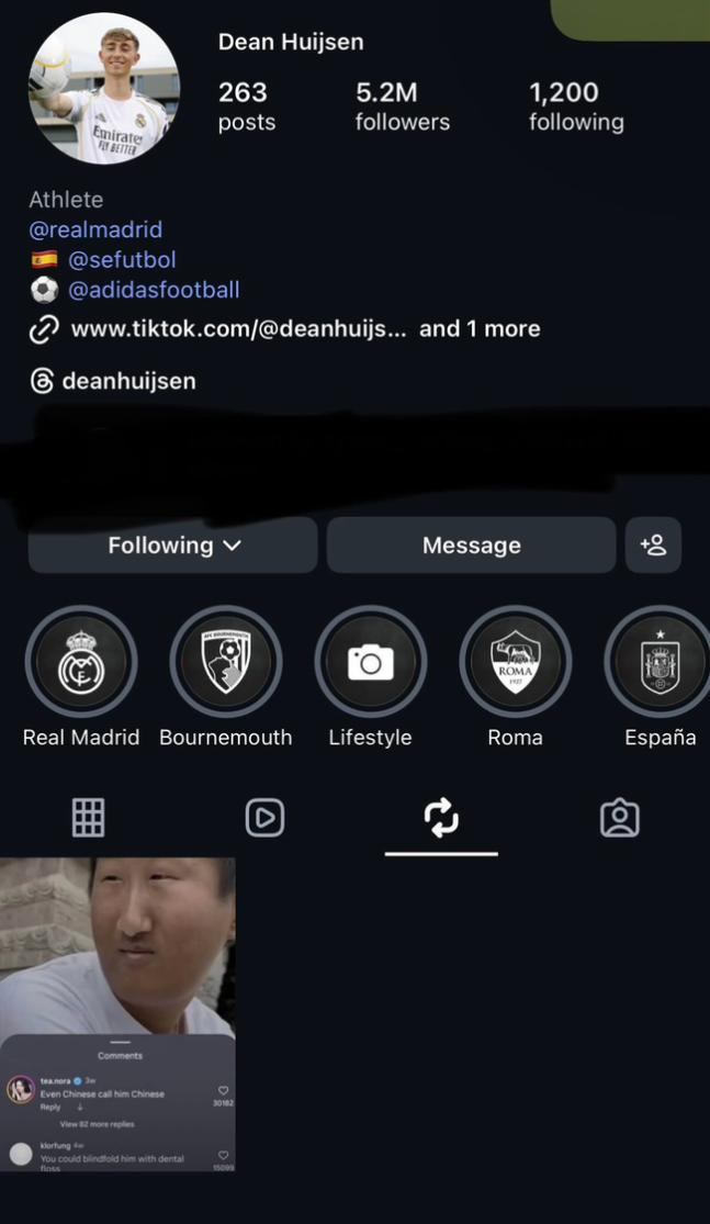 ▲ 레알 마드리드가 하위선의 동양인 인종차별에 침묵하자 중국의 축구팬들은 구단 차원의 신속한 징계와 다채널 커뮤니케이션으로 사과 입장을 통해 신뢰 회복을 하라고 요구하고 있다.