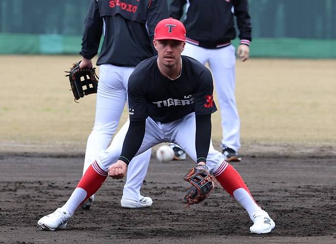 ▲ 올 시즌 아시아쿼터 선수로는 유일한 야수인 제러드 데일은 성공 여부를 놓고 업계의 시선을 한몸에 모으고 있다 ⓒKIA타이거즈
