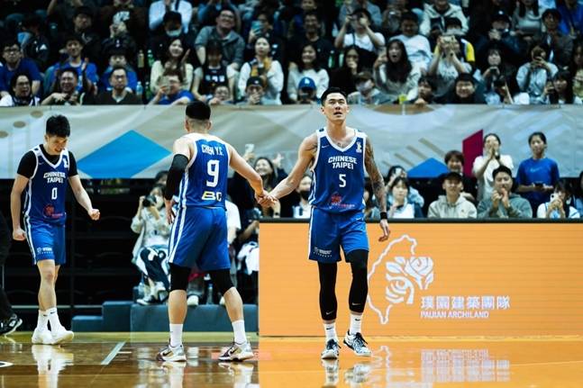 기뻐하는 대만 선수들. /사진=FIBA 공식 홈페이지