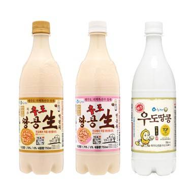 낙화곡주의 땅콩막걸리, 조은술 세종의 우도땅콩막걸리 [제조사 홈페이지 캡처]