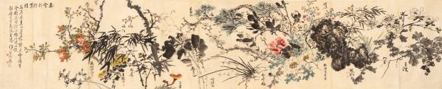 ‘춘설헌 아집도’(1976합작). <의재미술관 제공>