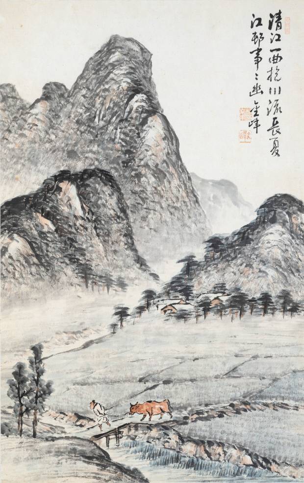 금봉 박행보 ‘농경도’. <의재미술관 제공>