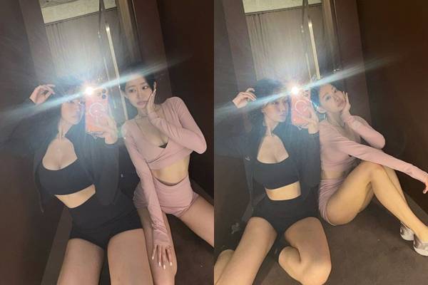 그룹 키스오브라이프 나띠, 쥴리(왼쪽부터) ⓒ키스오브라이프 SNS 캡처