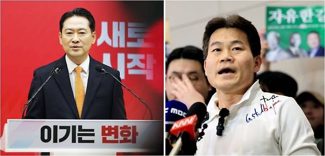 장동혁 국민의힘 대표, 유튜버 전한길씨.