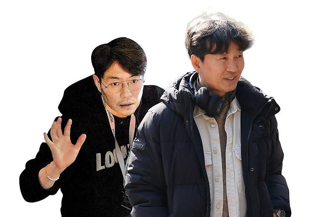 류승완 감독(왼쪽), 장항준 감독