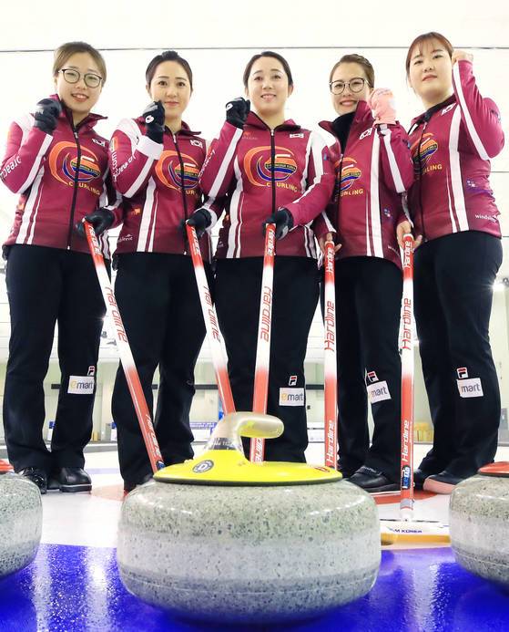 팀 킴 - 김선영·경애·영미·은정·초희(왼쪽부터). [연합뉴스]