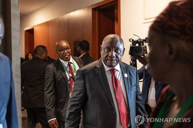 시릴 라마포사 남아프리카공화국 대통령 [AFP=연합뉴스 자료사진. 재판매 및 DB 금지]