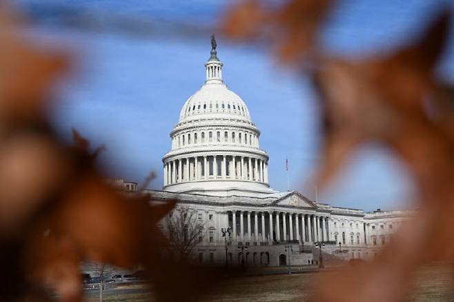 워싱턴 D.C.에 위치한 미국 국회의사당 전경 (사진=AFP)