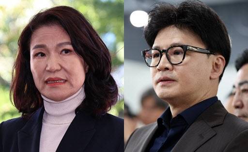 이진숙 전 방송통신위원장 (왼쪽), 한동훈 전 국민의힘 대표 (사진=뉴스1)