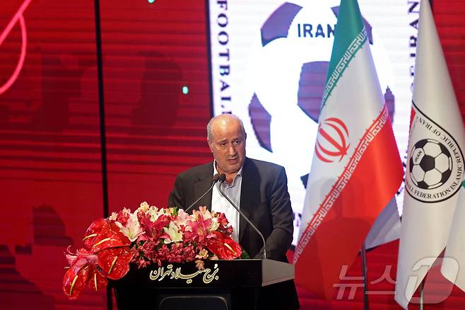 메흐디 타즈 이란축구협회 회장ⓒ AFP=뉴스1