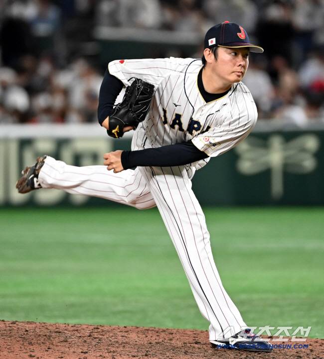 부상으로 대표팀에서 사퇴한 마쓰이 유지. 3회 연속 WBC 출전을 앞두고 소속팀 캠프에서 다쳤다. 허상욱 기자