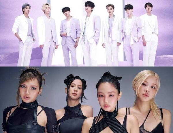그룹 방탄소년단(위), 그룹 블랙핑크(아래) ⓒ빅히트 뮤직, YG엔터테인먼트