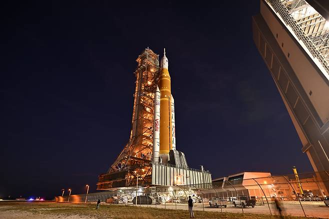 아르테미스 2호 우주발사 시스템./연합뉴스