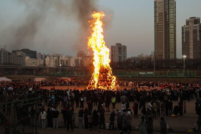 달집태우기/사진=양천구 제공