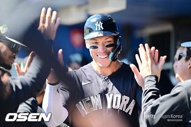 [사진] 뉴욕 양키스 애런 저지. ⓒGettyimages(무단전재 및 재배포 금지)
