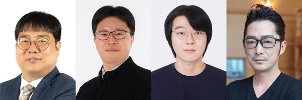 (왼쪽부터) DGIST 유우경·김진해 교수, 전주형 석박통합과정생, KBSI 이영호 박사. 사진제공=DGIST