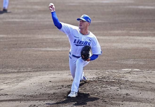 ▲ 맷 매닝 ⓒ삼성 라이온즈