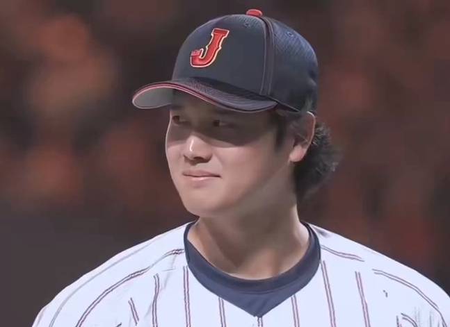 2월 27일 주니치전을 앞두고 눈물을 흘리는 오타니. /사진=미국 레딧