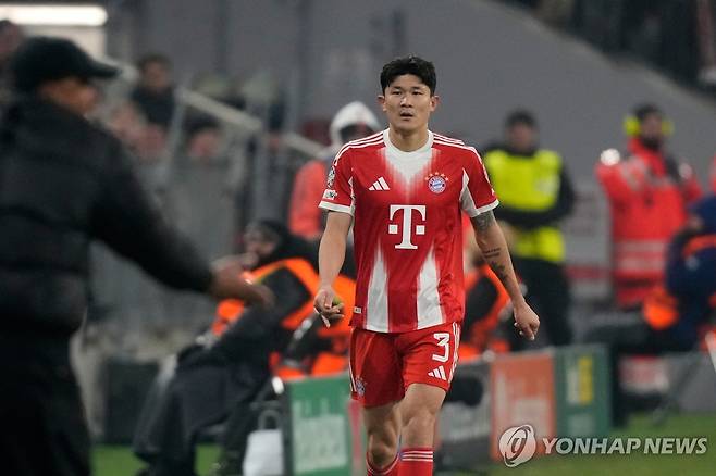 바이에른 뮌헨의 김민재 [AP=연합뉴스 자료사진]