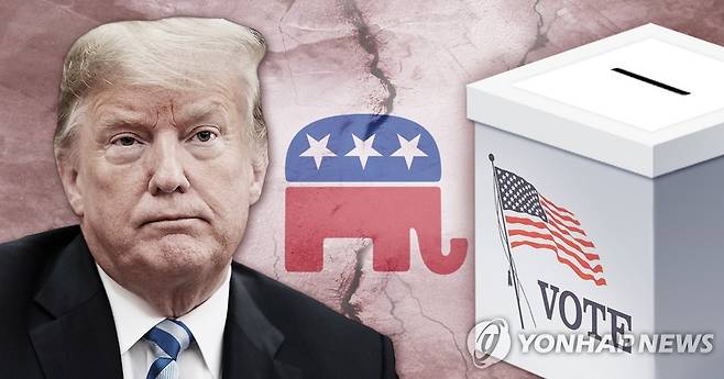트럼프 대통령과 미국 중간선거 (PG) [최자윤 제작] 사진합성·일러스트