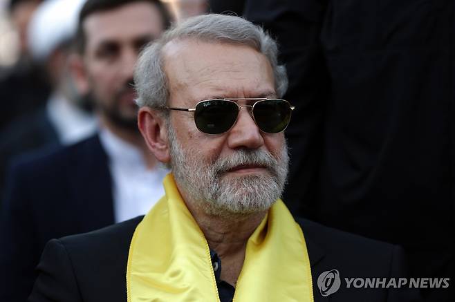 알리 라리자니 이란 최고국가안보회의 사무총장 [EPA 연합뉴스 자료사진. 재판매 및 DB 금지]