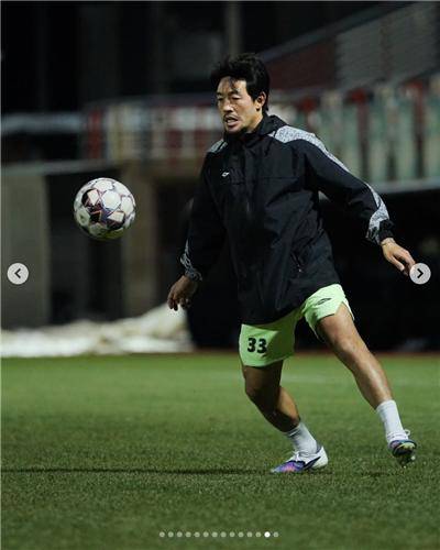 구단이 공개한 이기제의 훈련 사진 [메스 라프산잔 SNS 캡처. 재판매 및 DB 금지]