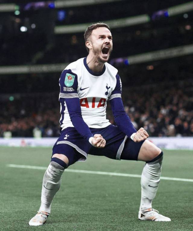 EPL 토트넘의 제임스 매디슨. 토트넘 SNS 제공