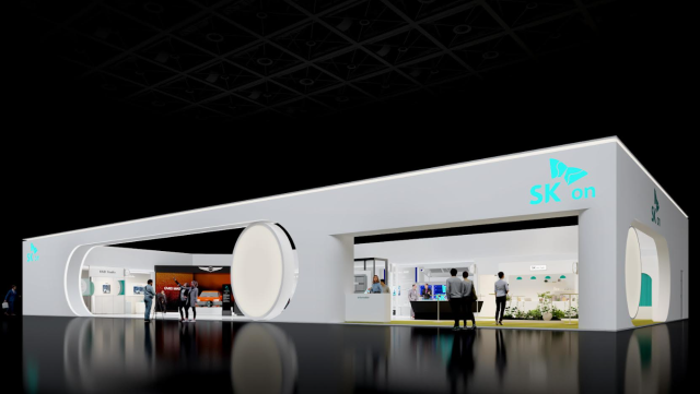 SK온 인터배터리 2026 부스 조감도 [사진=SK온]
